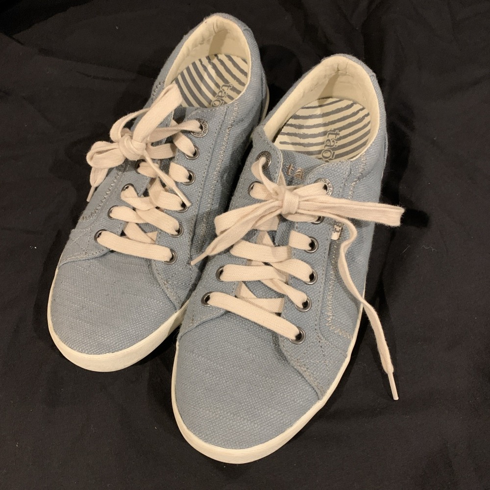 Taos STAR Blue Canvas Sneakers Women's Shoes Size 7.5‎ US/38 EUR